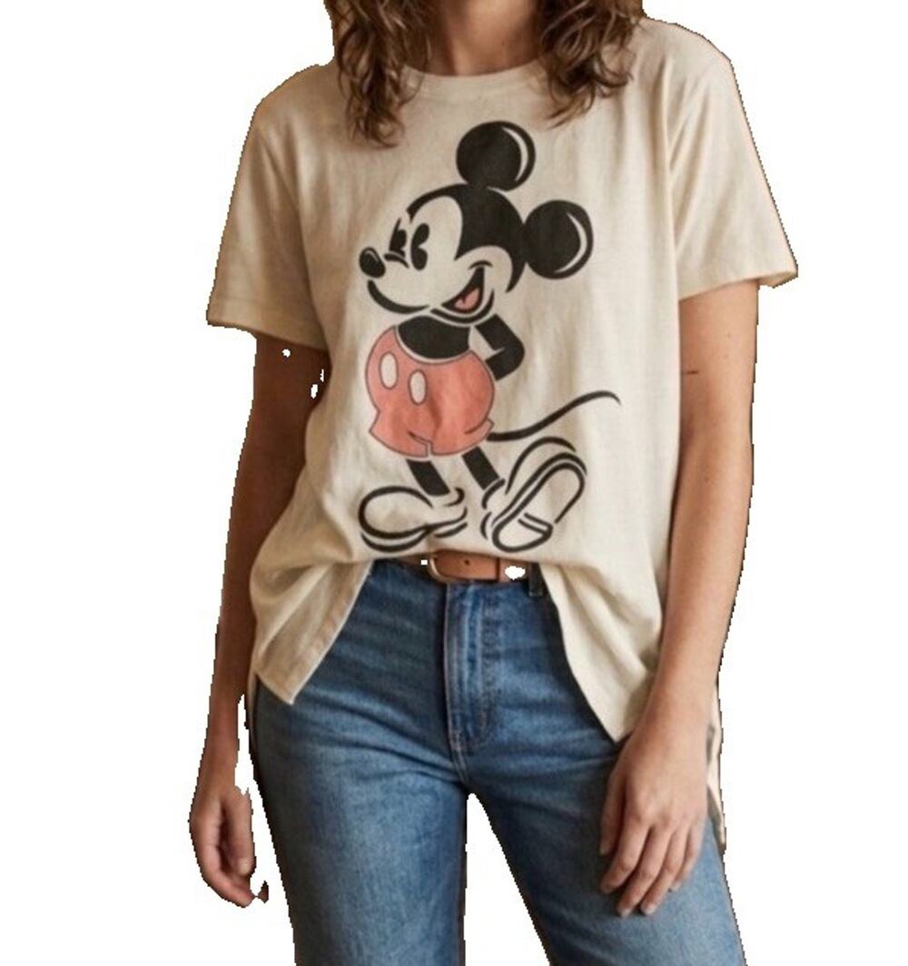 Disney Mickey Mouse “No Bad Days” Hi Low T Shirt Juniors Size M (7/9)